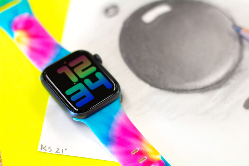 watch and drawing